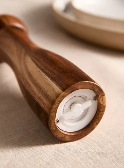Acacia wood pepper mill