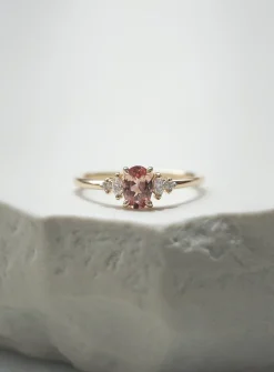 Alice Malaya garnet and diamond ring