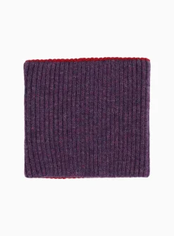 Alpaca wool reversible neck warmer