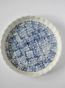 Antique ornamental pattern pie plate
