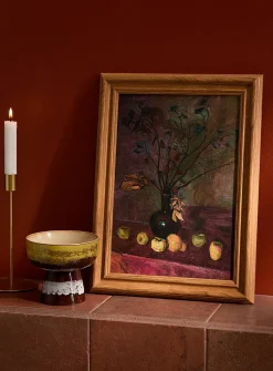 Apples retro art print