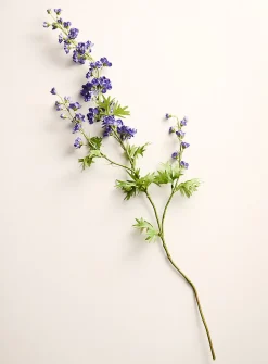 Artificial delphinium branch