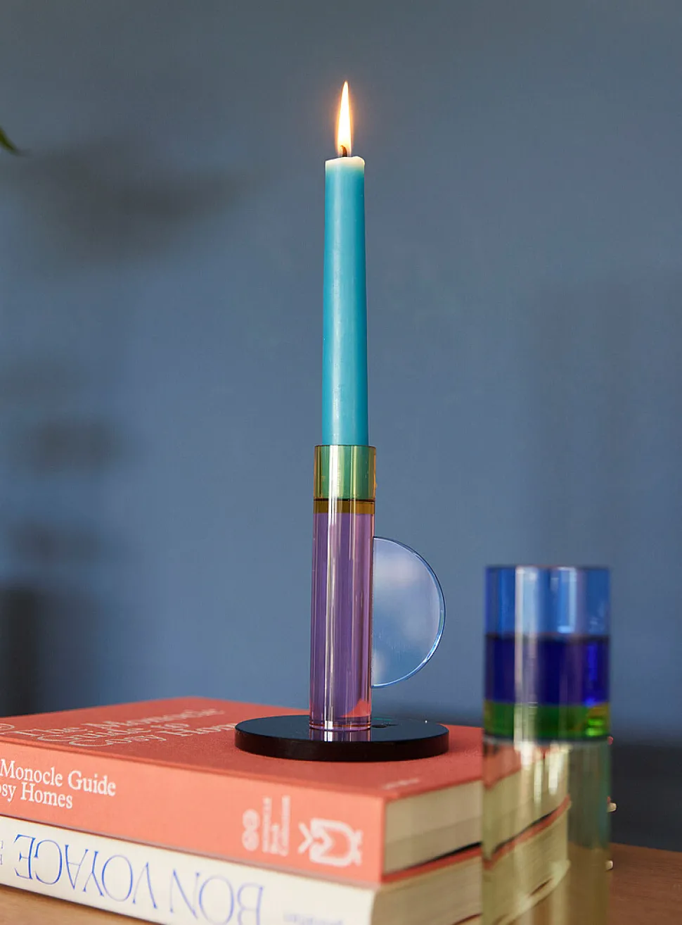 Astro crystal candle holder