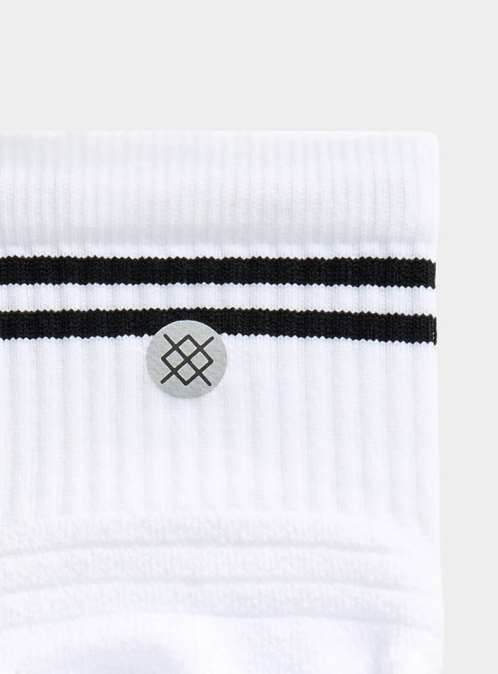 Athletic-stripe golf socks