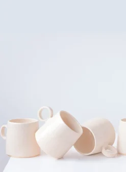 Aube extra-large satiny stoneware mug