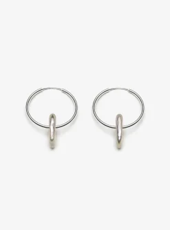 Ayla square pearl earrings