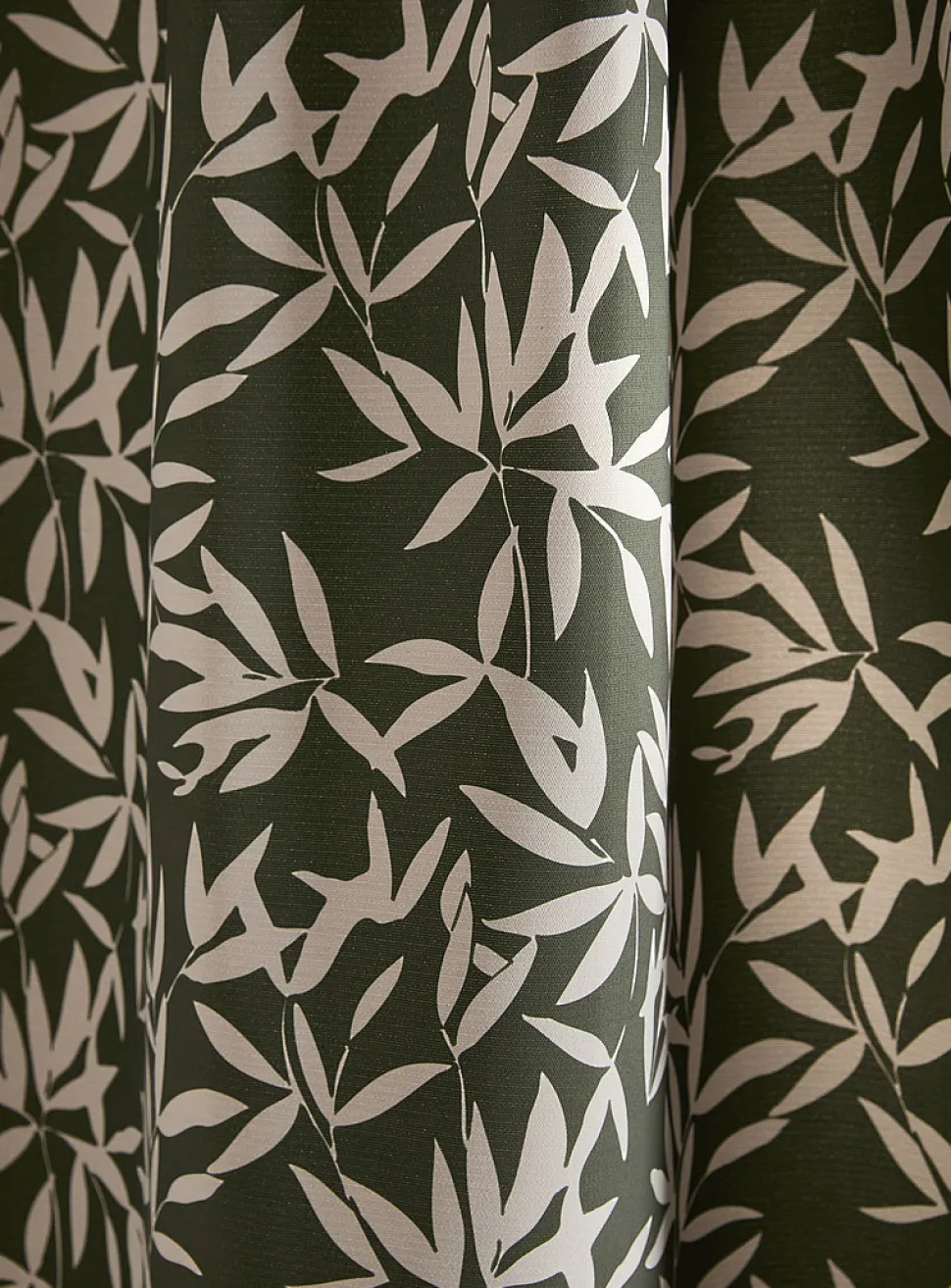 Bamboo leaves blackout curtain