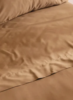 Bamboo rayon and organic cotton sheet set