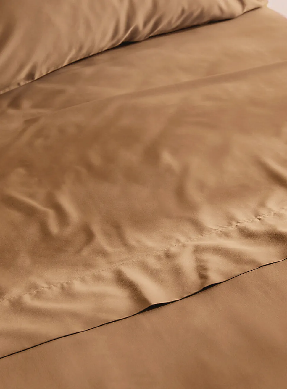 Bamboo rayon and organic cotton sheet set