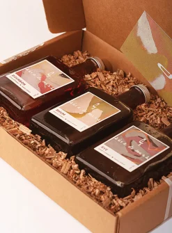 Barrel-aged maple syrup discovery box