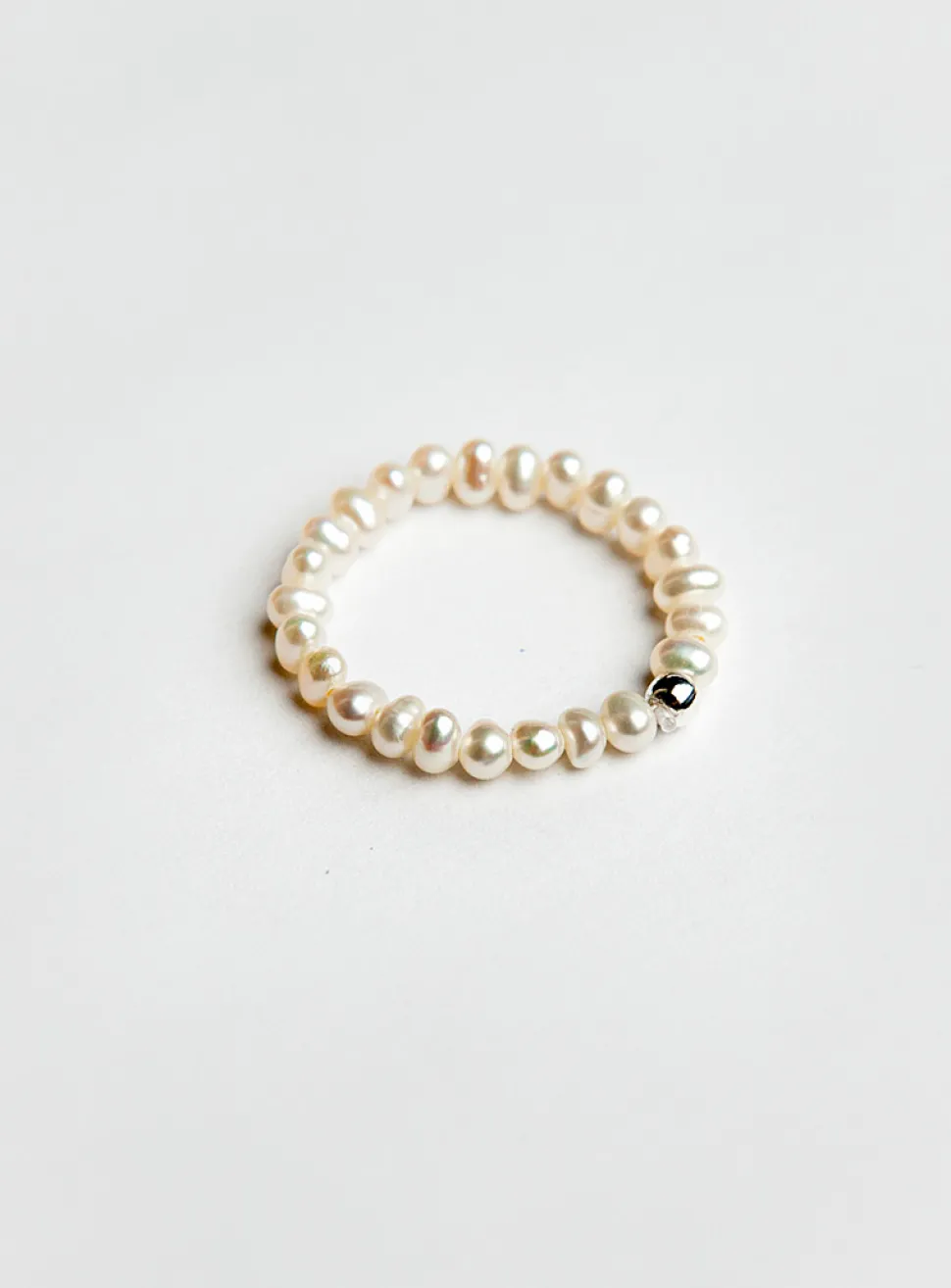 Bead and freshwater pearls band