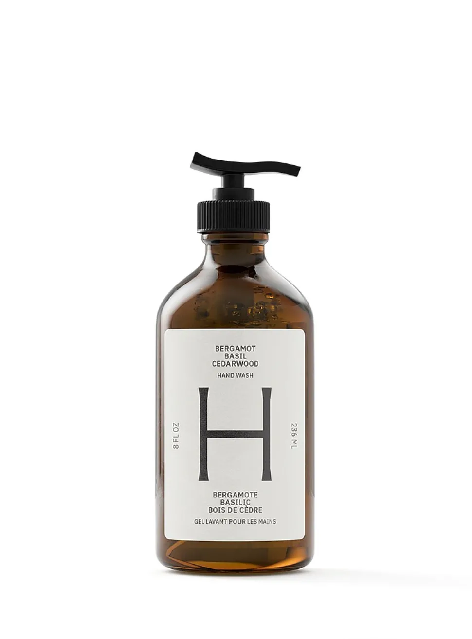 Bergamot, basil, and cedar hand soap