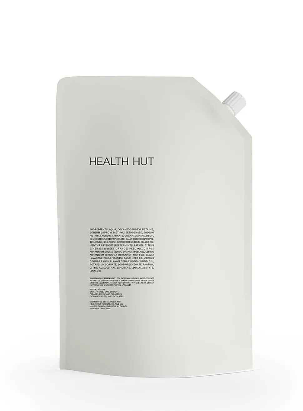 Bergamot, basil, and cedar hand soap refill