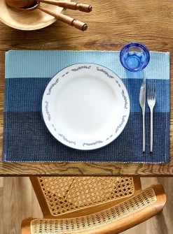 Block-stripe placemat