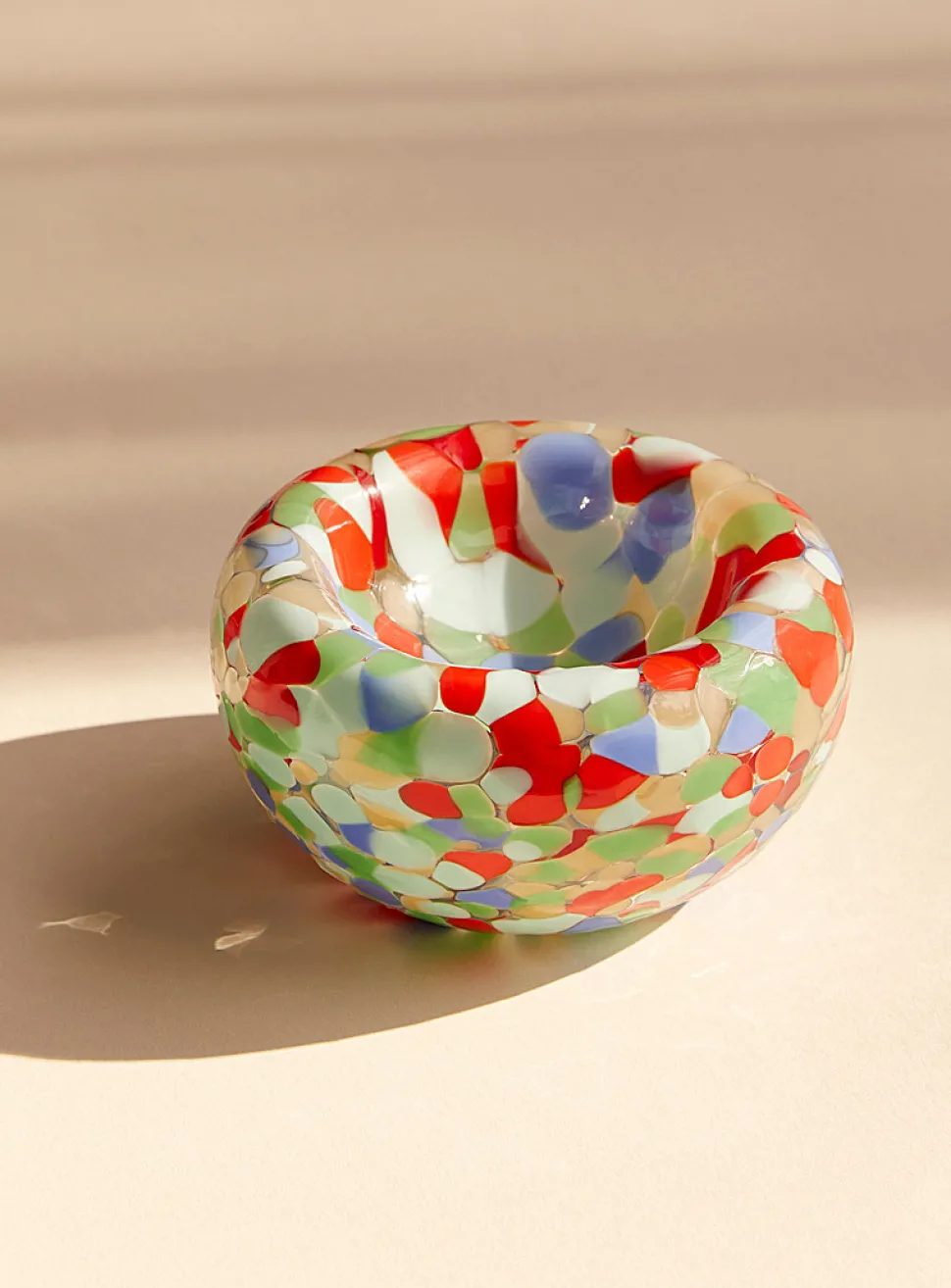 Blown glass nest bowl