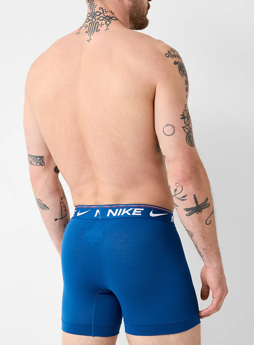 6" blue boxer briefs