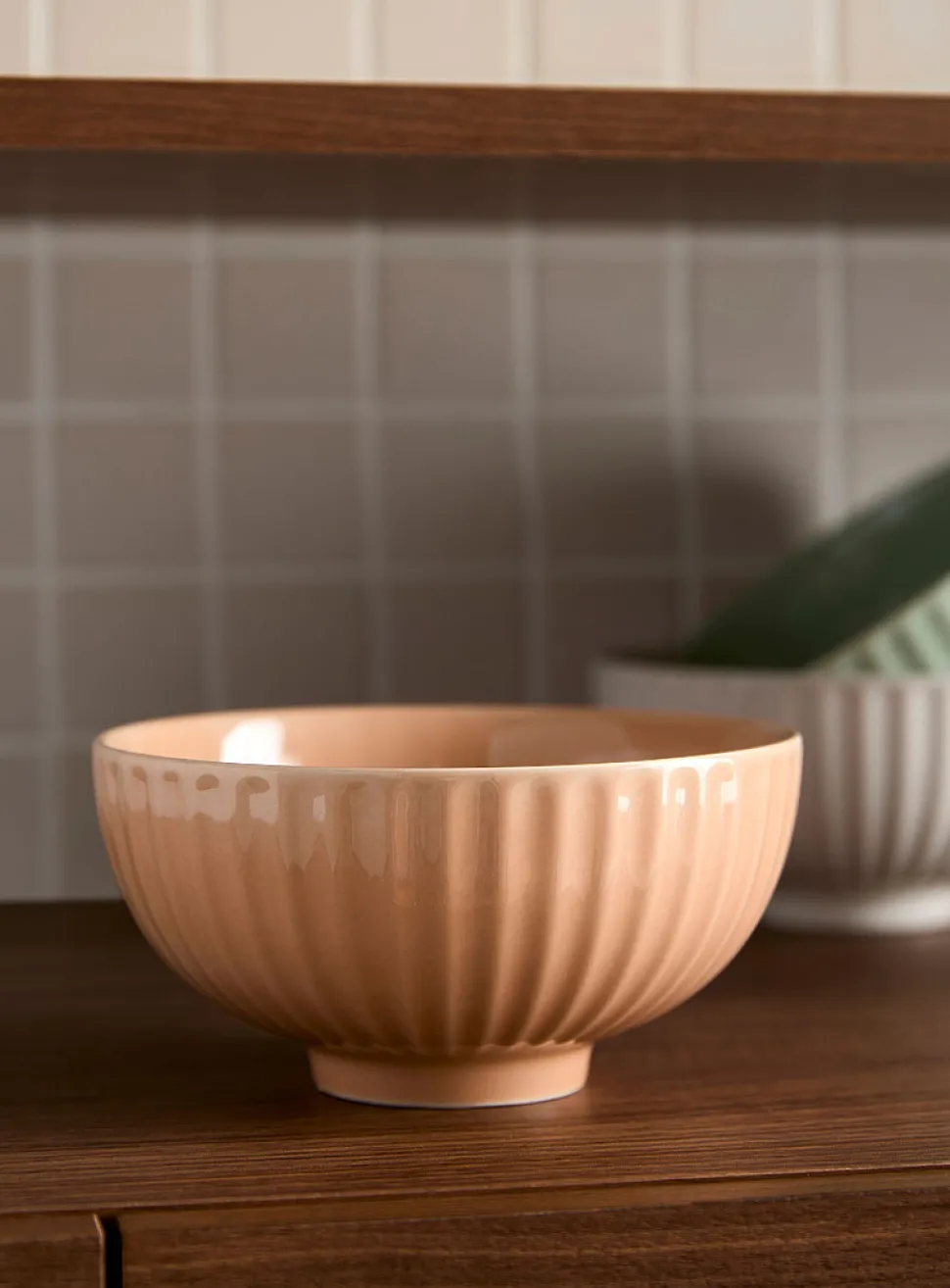 Broad grooves small bowl