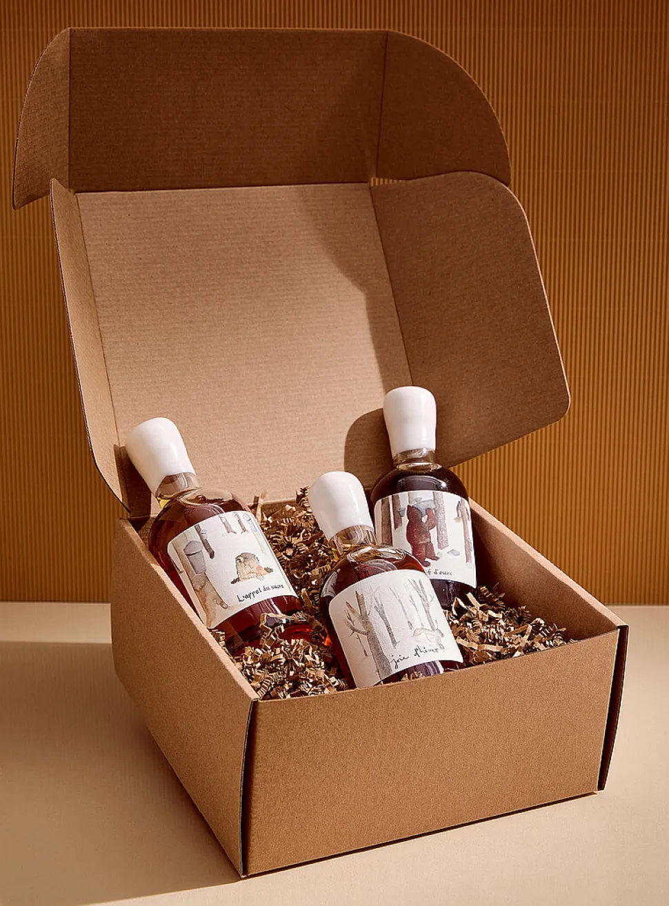 Bêtes des bois maple syrup boxed set