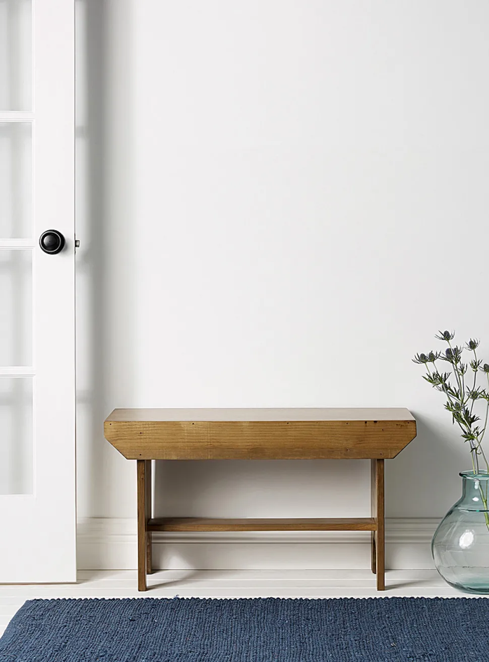 Bucket rustic bench