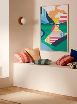 Captivating lake art print