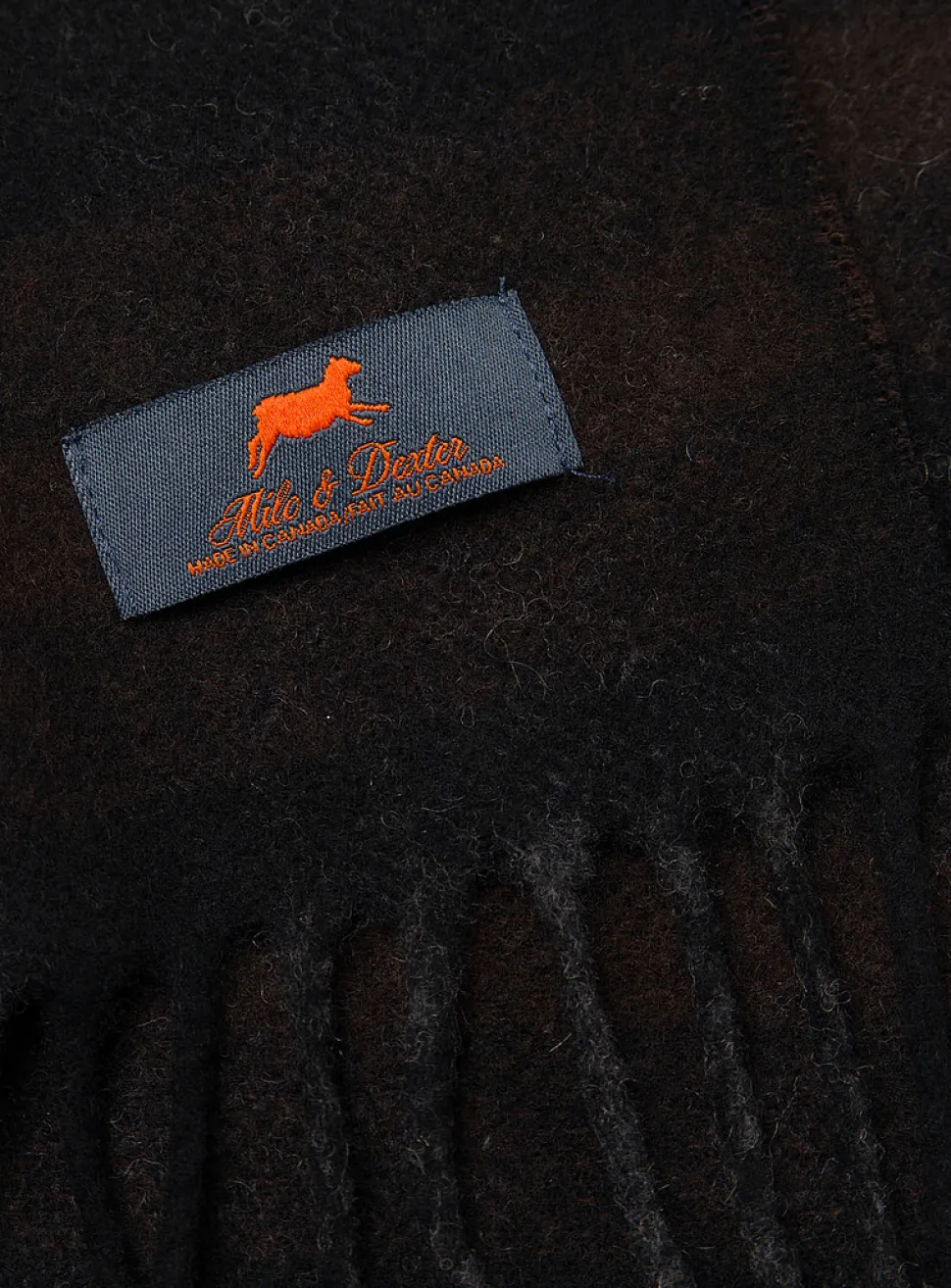 2201 checkered wool scarf