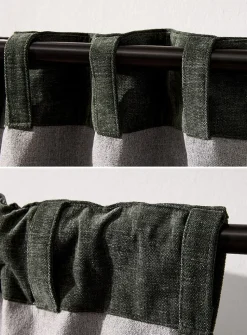 Chenille blackout curtain