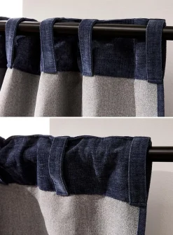 Chenille blackout curtain