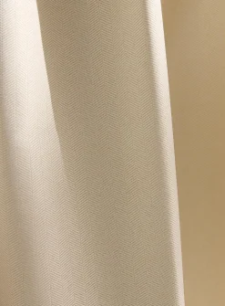Chevron pattern blackout curtain