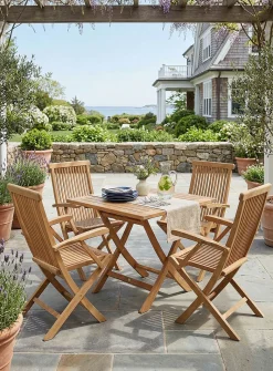 Colorado teak wood folding table