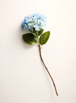 Colourful artificial hydrangea branch