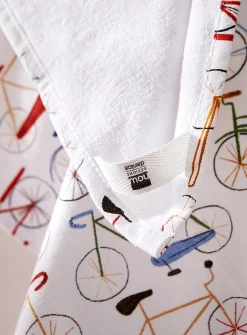 Colourful bicycles tea towel
