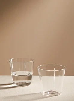 Colourful flared glass set