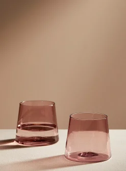 Colourful glass set