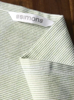 Colourful thin striped tea towel