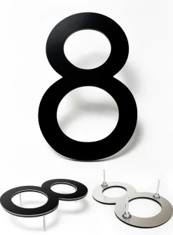 Contemporary door number