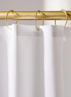 Country flowers shower curtain