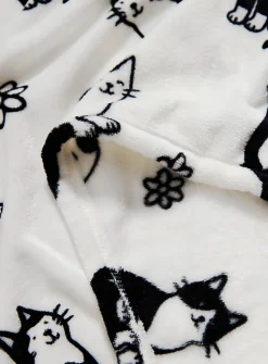 Cute kittens soft plush throw