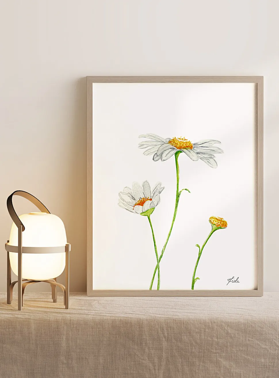 Daisies art print