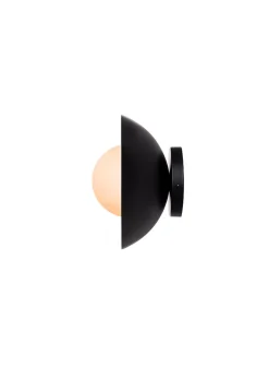 Danoise interior and exterior matte black light fixture