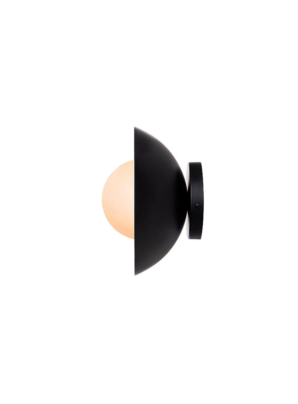 Danoise interior and exterior matte black light fixture