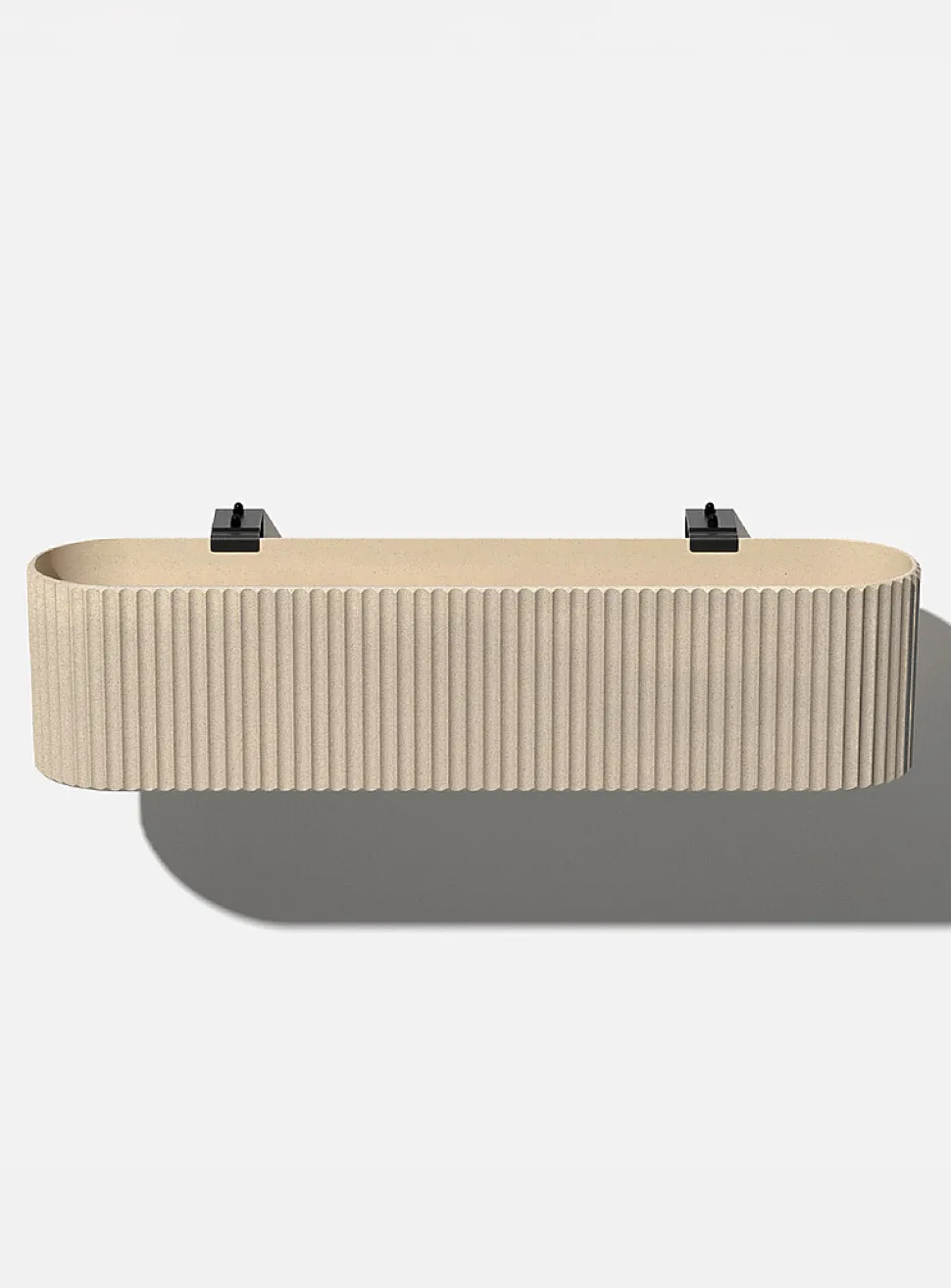 Demi grooved ramp planter