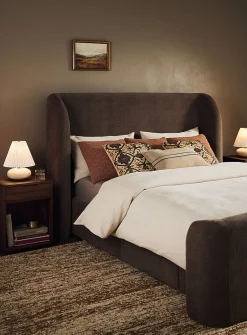 Ecru linen and organic cotton duvet cover set