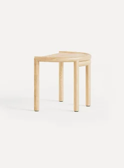 Elsie oak hybrid side table