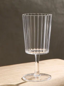 Empire acrylic wine glass