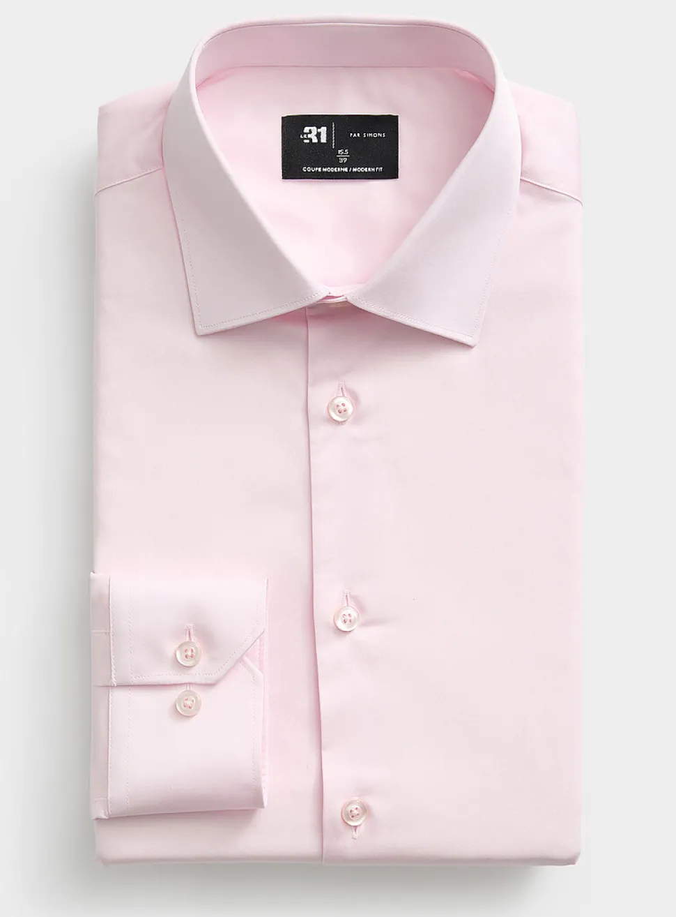 Essential satiny cotton shirt
