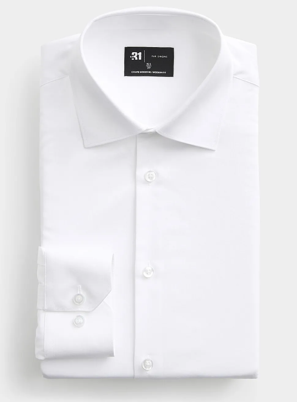 Essential satiny cotton shirt