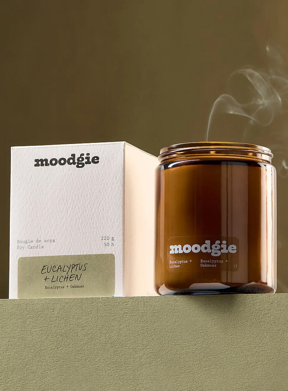 Eucalyptus & Oakmose scented candle