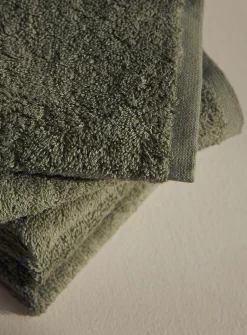 Everyday quick-drying organic cotton facecloths