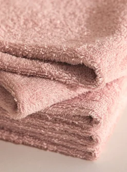 Everyday quick-drying organic cotton facecloths