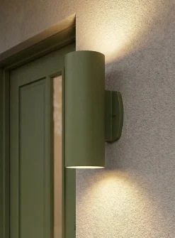 Evolution two-way cylindrical wall sconce